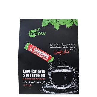 شیرین کننده اریتریتول و استویا دارچین 50 عددی ساشه ای