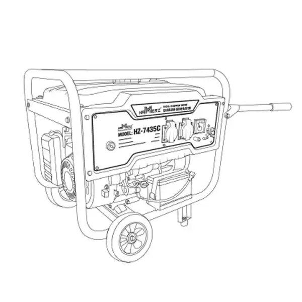 ژنراتور برق Hamerz بنزینی مدل HZ-7435C
